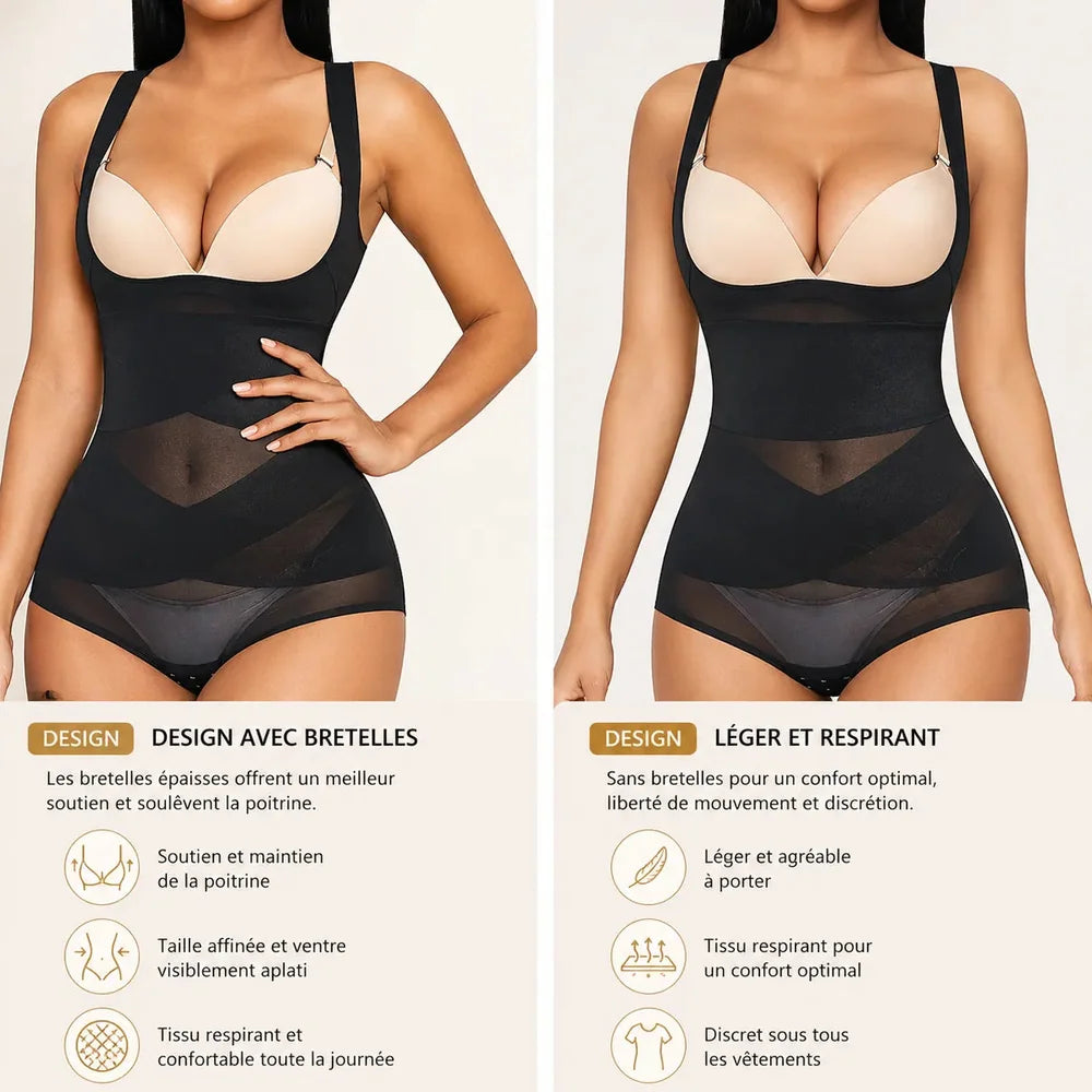 Body Gainant Sans Coutures Sculptant Taille et Ventre Jolinova™
