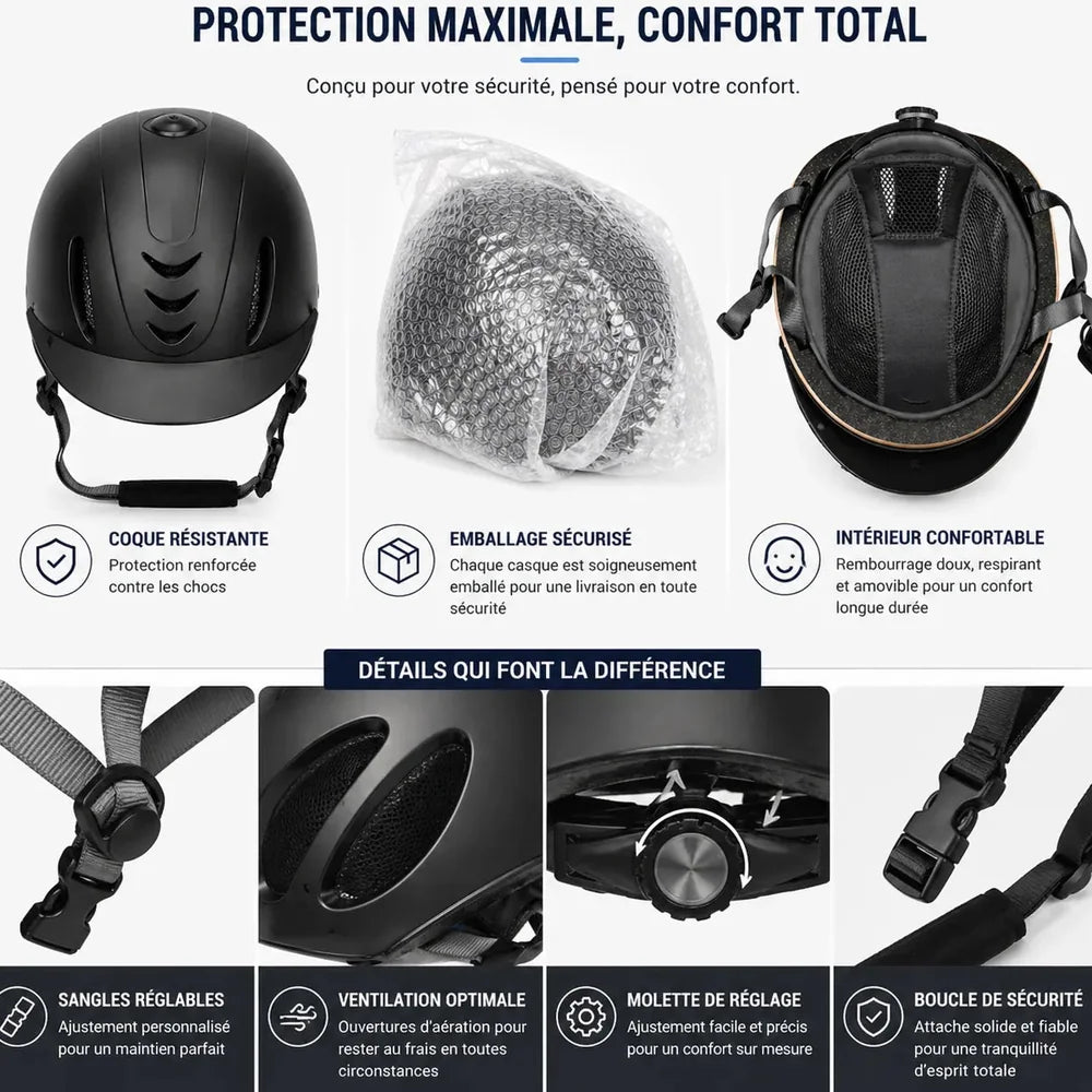 ™ Casque équitation ventilé léger Jolinova™