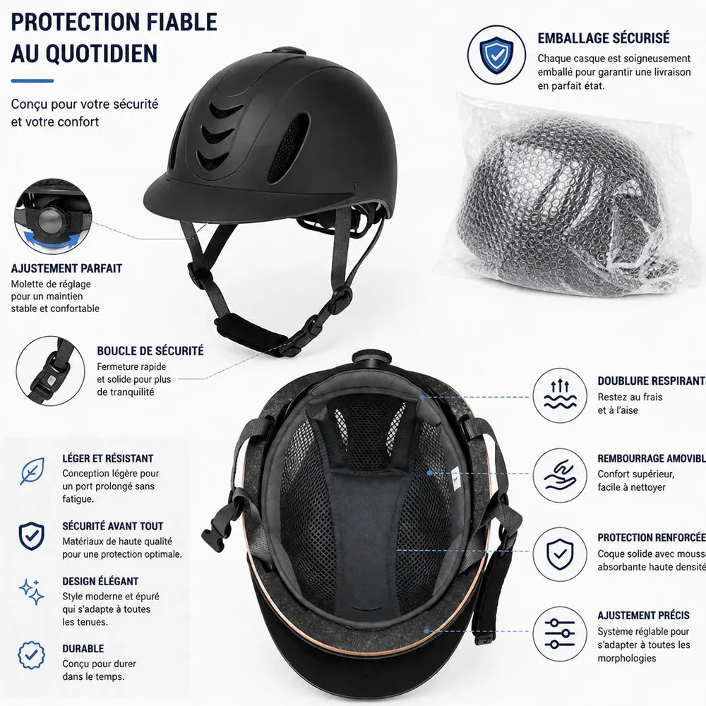 ™ Casque équitation ventilé léger Jolinova™