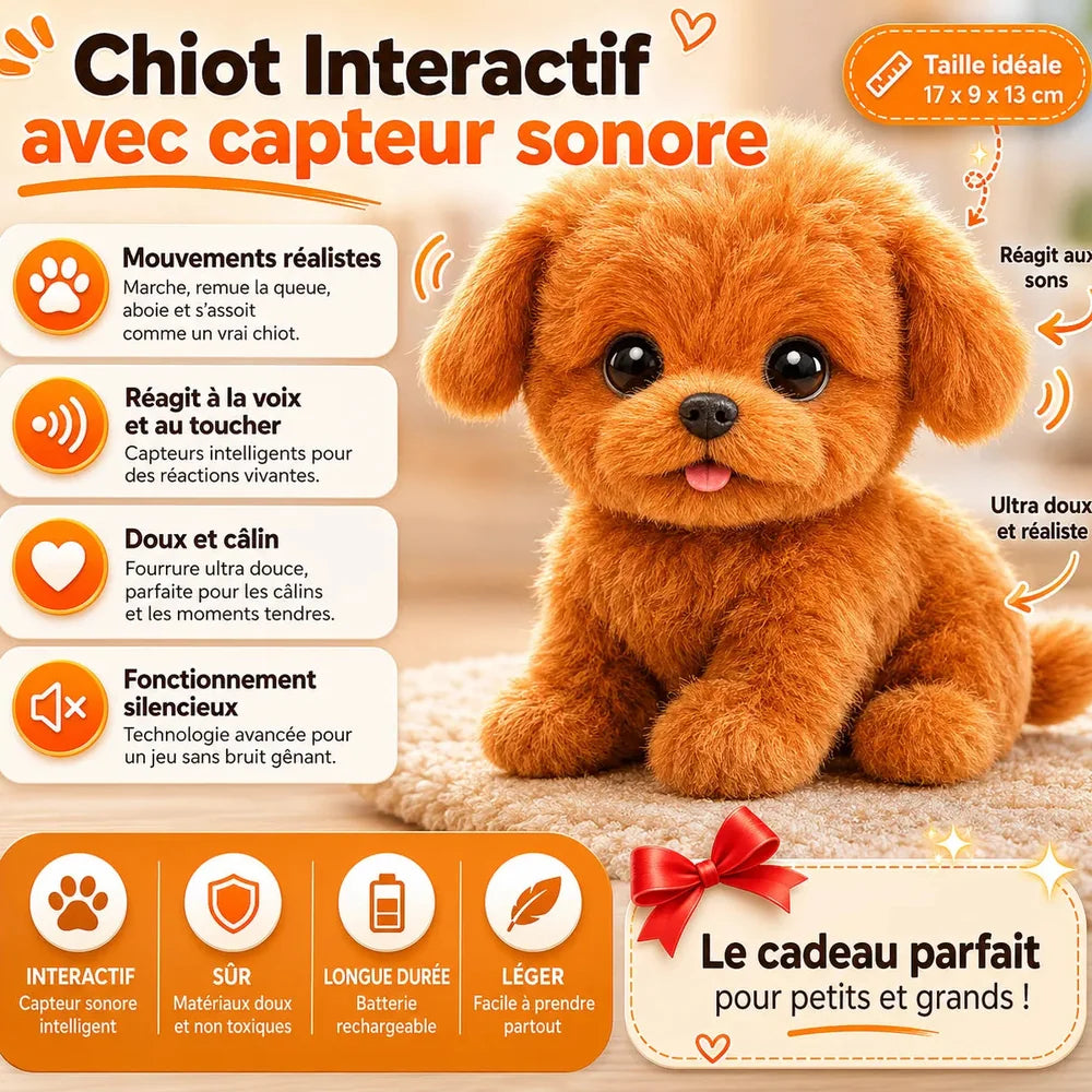 Chiot Robot Interactif Compagnon Jolinova™