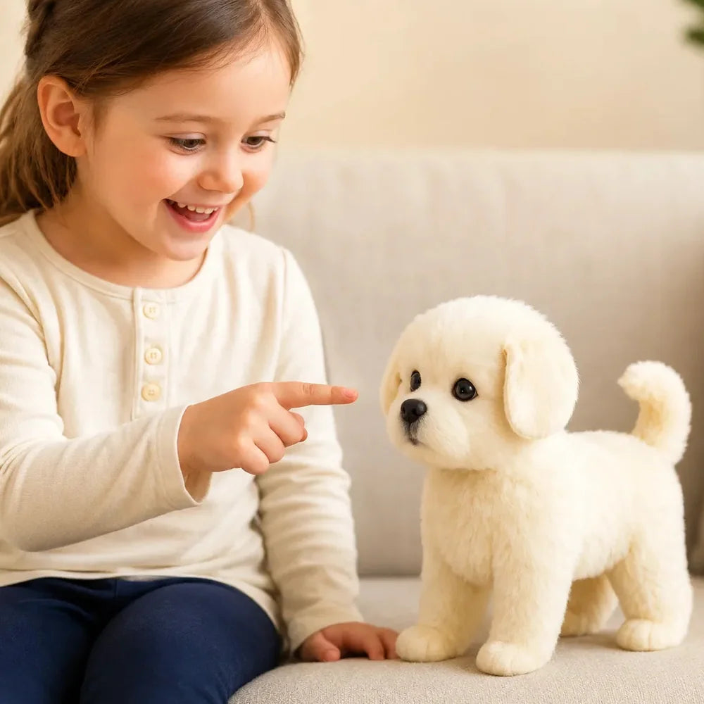 Chiot robot réaliste en peluche Jolinova™