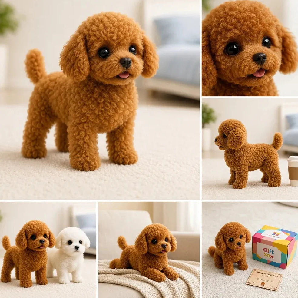 Chiot robot réaliste en peluche Jolinova™