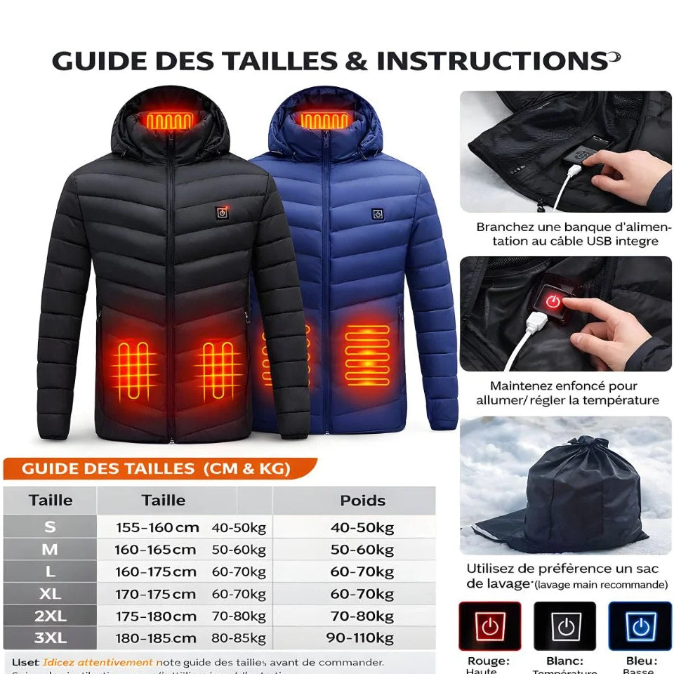 Doudoune Chauffante Homme & Femme Jolinova™