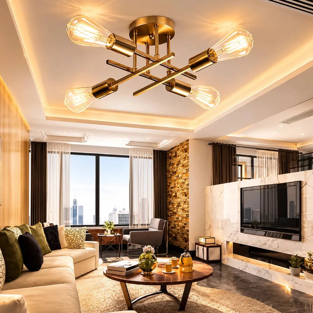 Élégant plafonnier à led pour les chambres Jolinova™