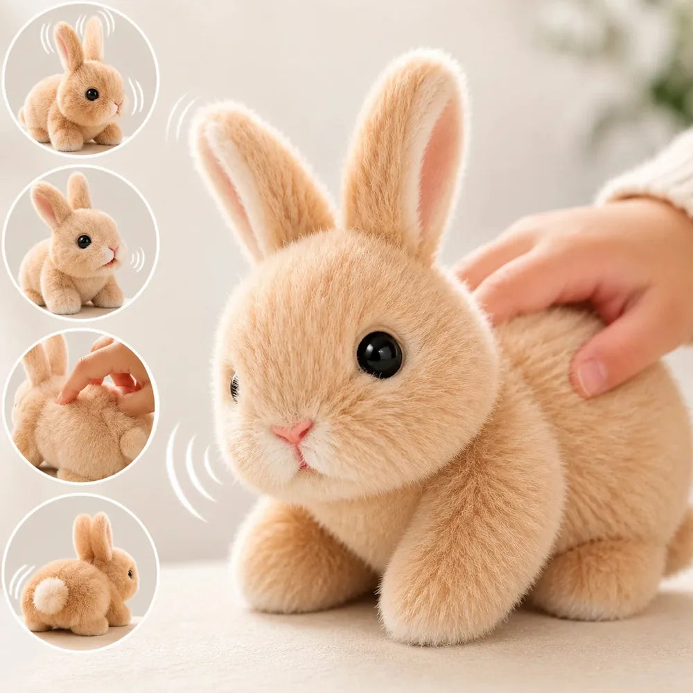 Lapin en Peluche Interactif avec Sons et Mouvements Jolinova™