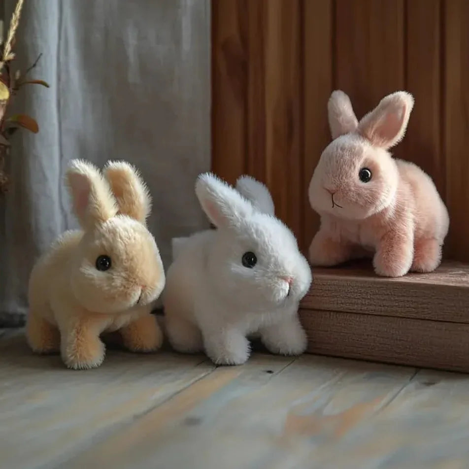 Lapin en Peluche Interactif avec Sons et Mouvements Jolinova™