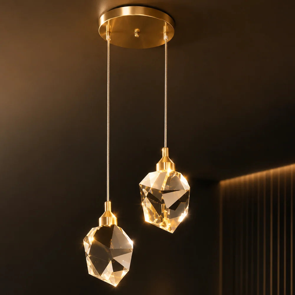 Lustre Salon Cristal LED Élégant pour Salle à Manger & Cuisine Jolinova™