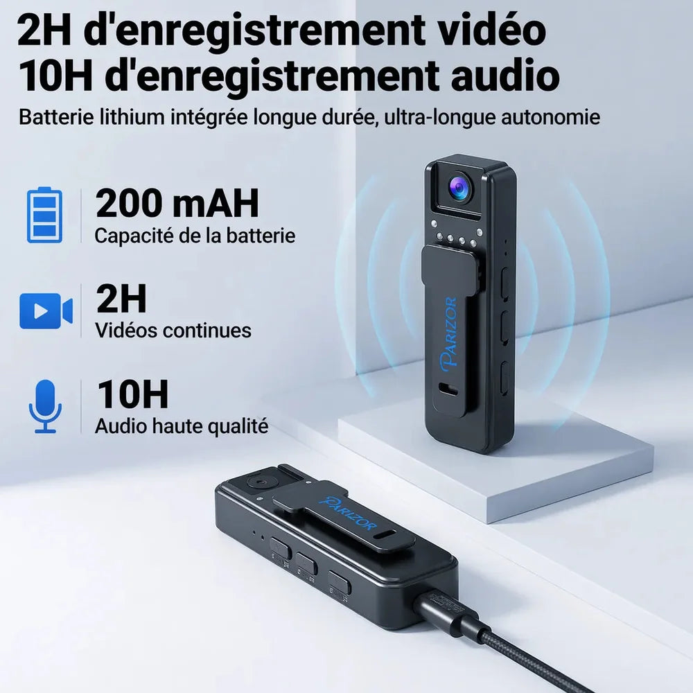 Mini caméra de surveillance, caméra espion portable, camera miniature Jolinova™