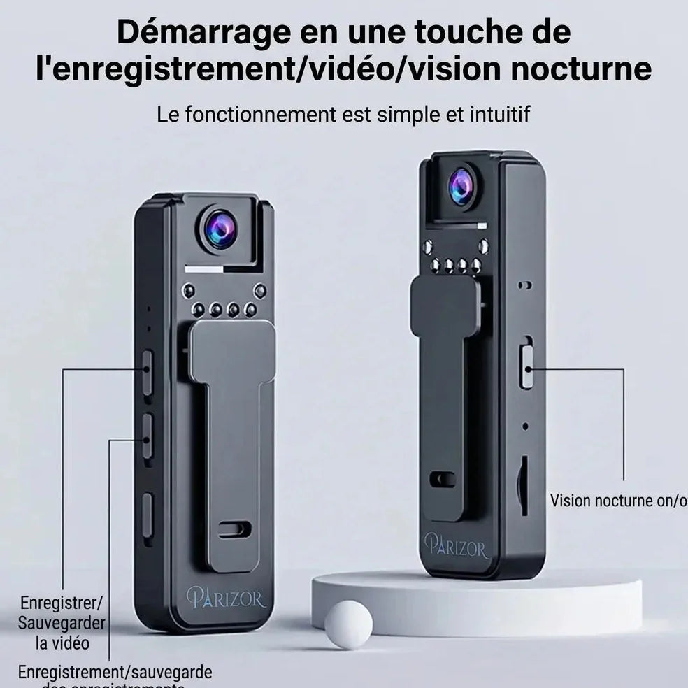 Mini caméra de surveillance, caméra espion portable, camera miniature Jolinova™