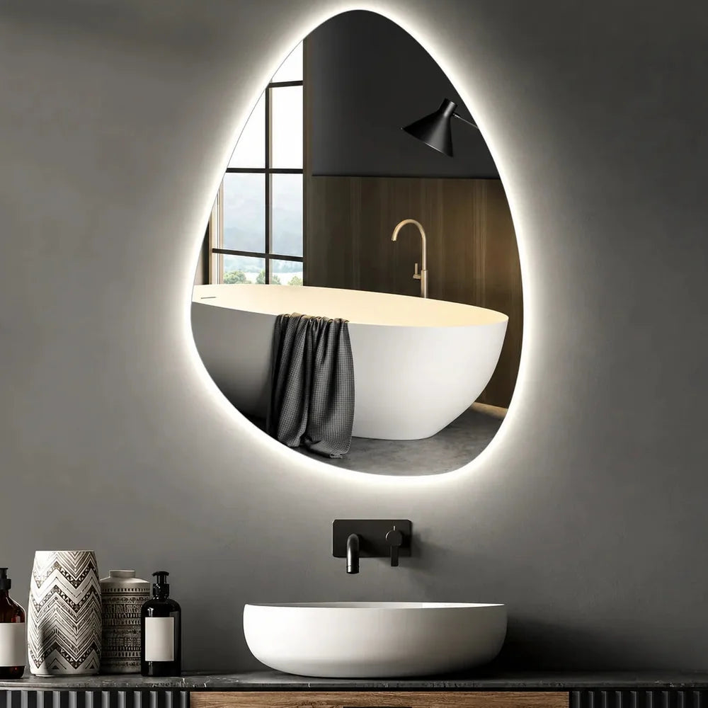 Miroir Salle de Bain LED anti — buée 3 couleurs Jolinova™