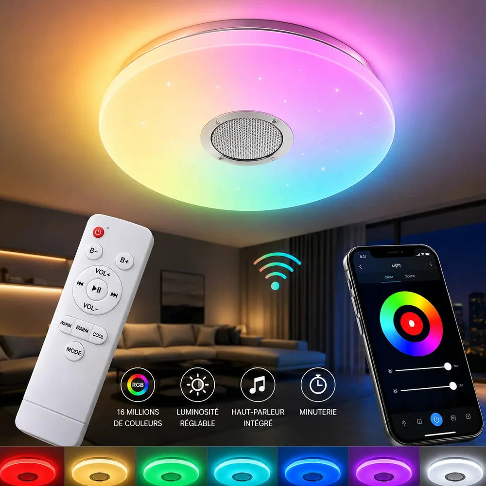 Moderne plafonnier à led RGB Jolinova™