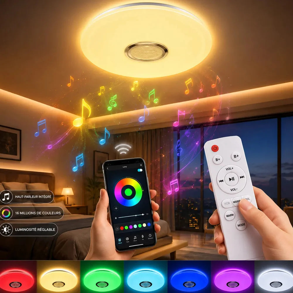 Moderne plafonnier à led RGB Jolinova™