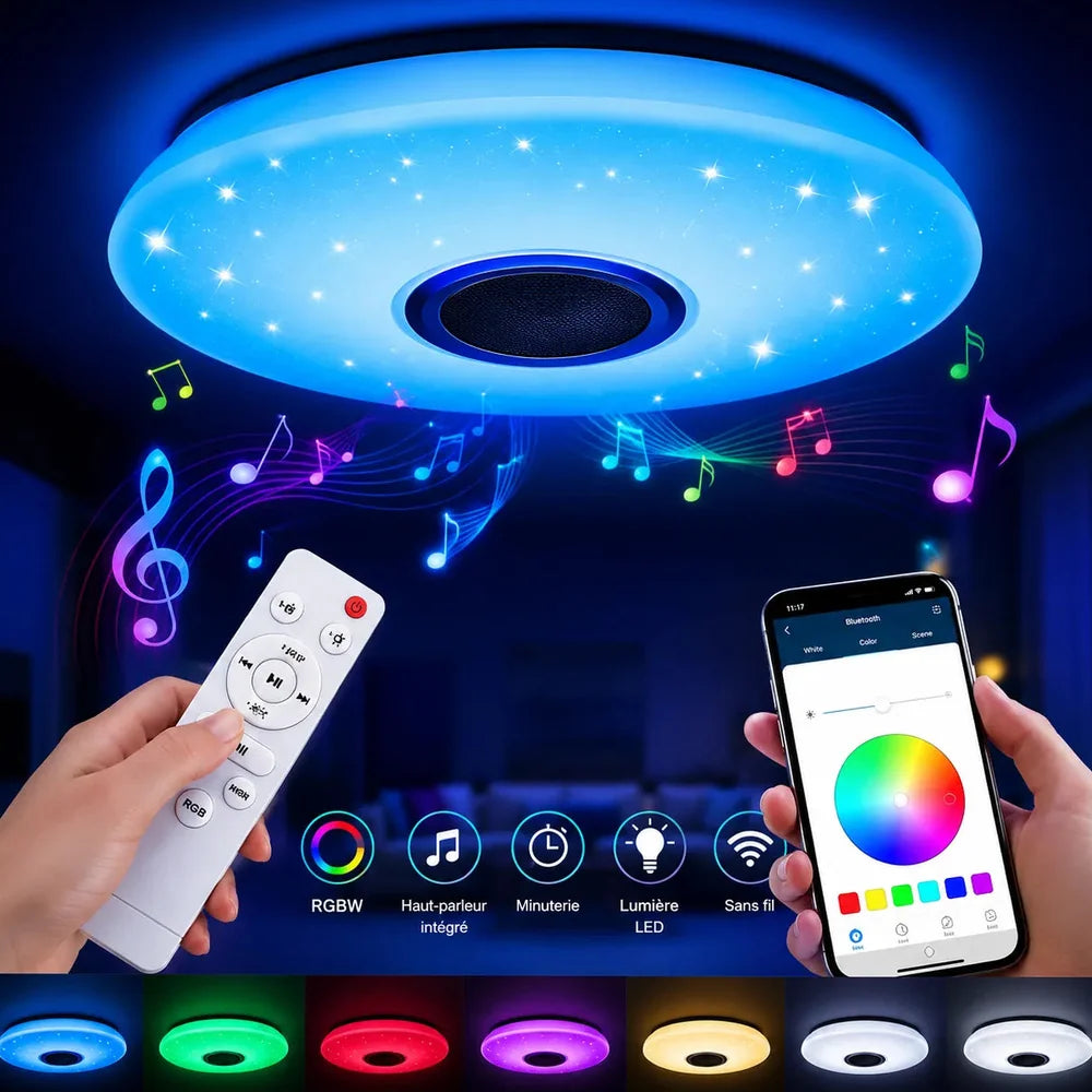 Moderne plafonnier à led RGB Jolinova™