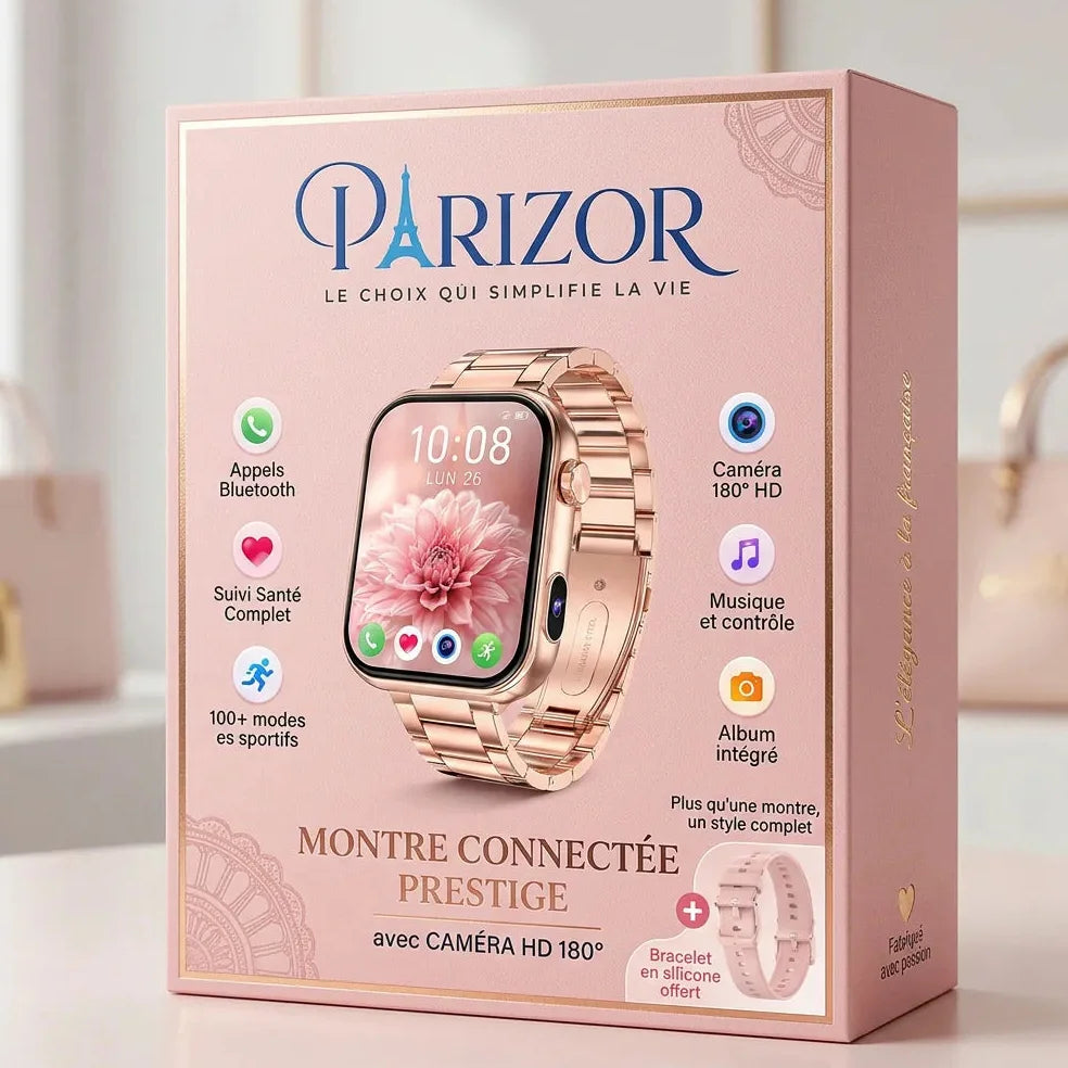 Montre connectée femme sport avec Caméra HD Jolinova™