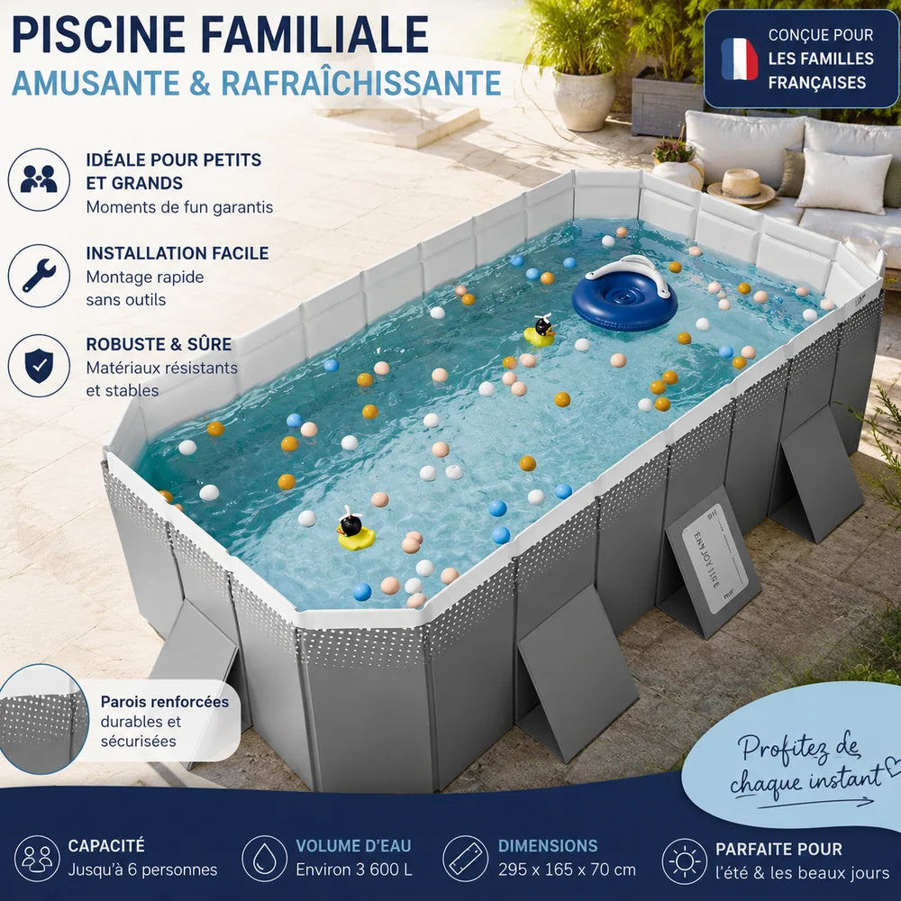 Piscine Gonflable — AquaLuxe Prime Jolinova™