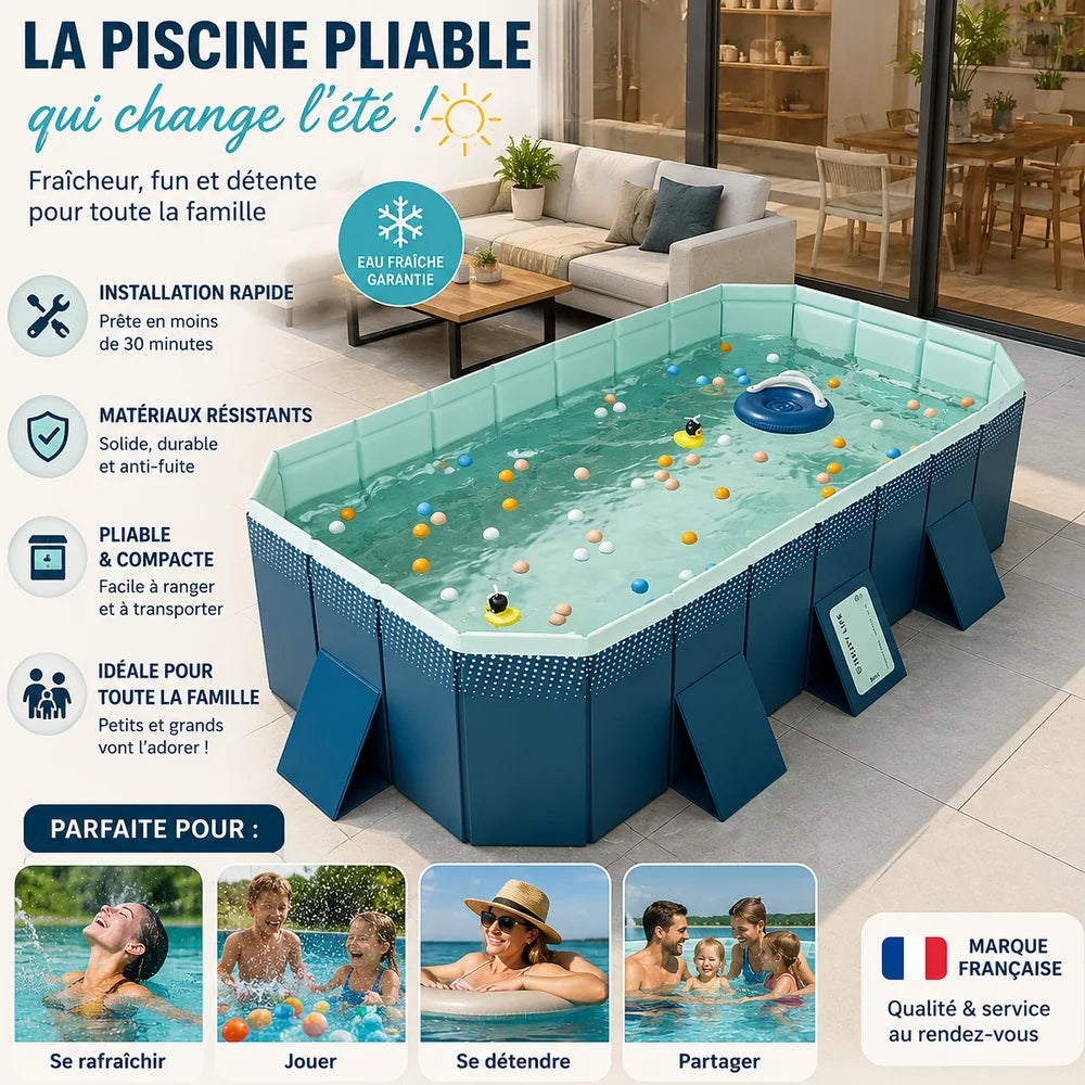 Piscine Gonflable — AquaLuxe Prime Jolinova™