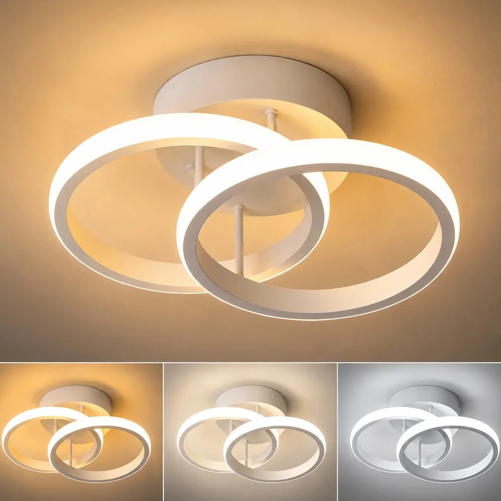 Plafonnier à LED Design avec lumière 3 couleurs Jolinova™