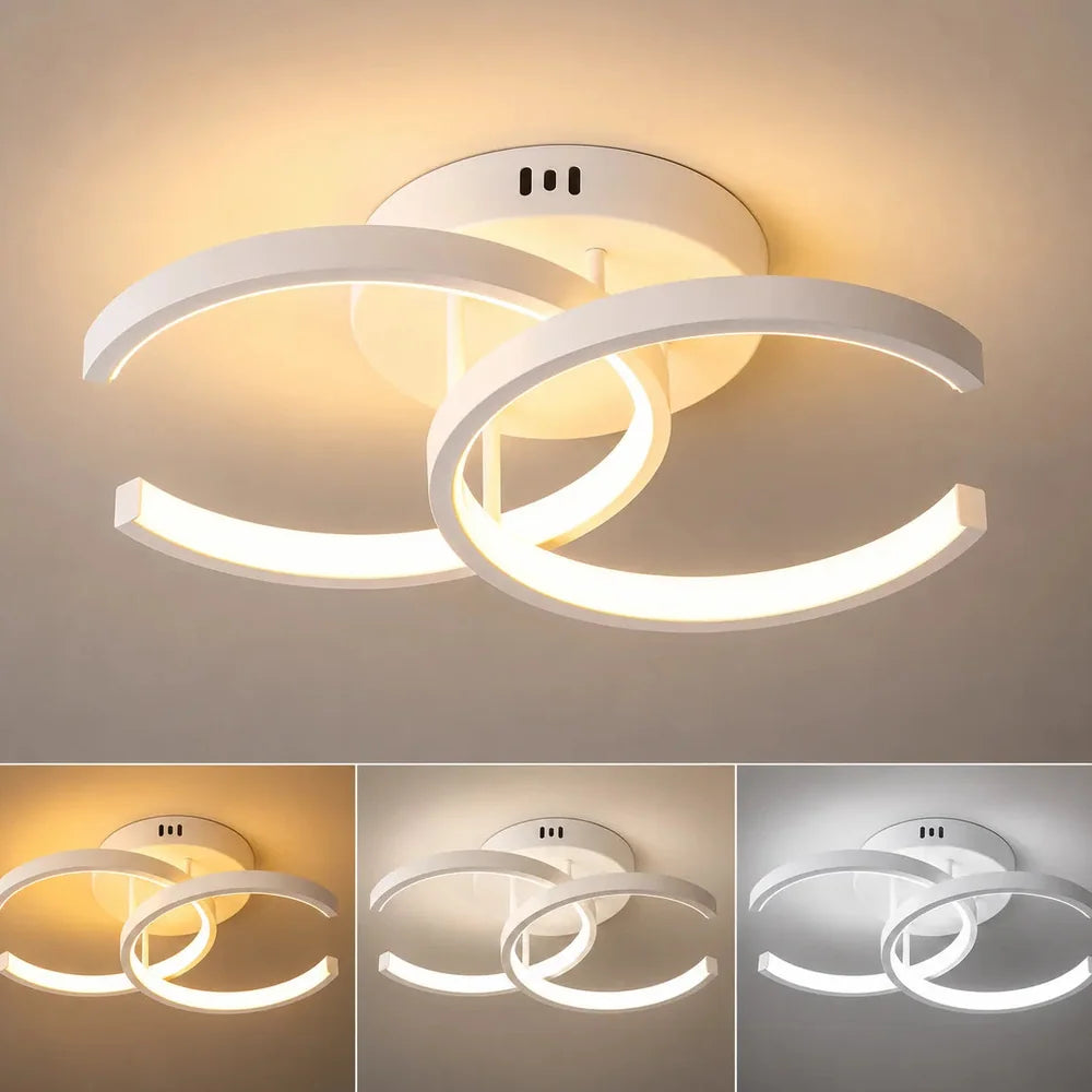 Plafonnier à LED Design avec lumière 3 couleurs Jolinova™