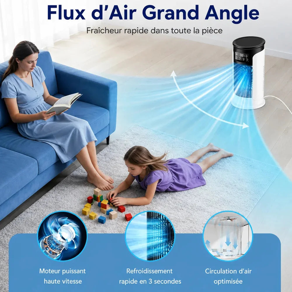 Refroidisseur d’Air Portable — 6 VITESSES Jolinova™
