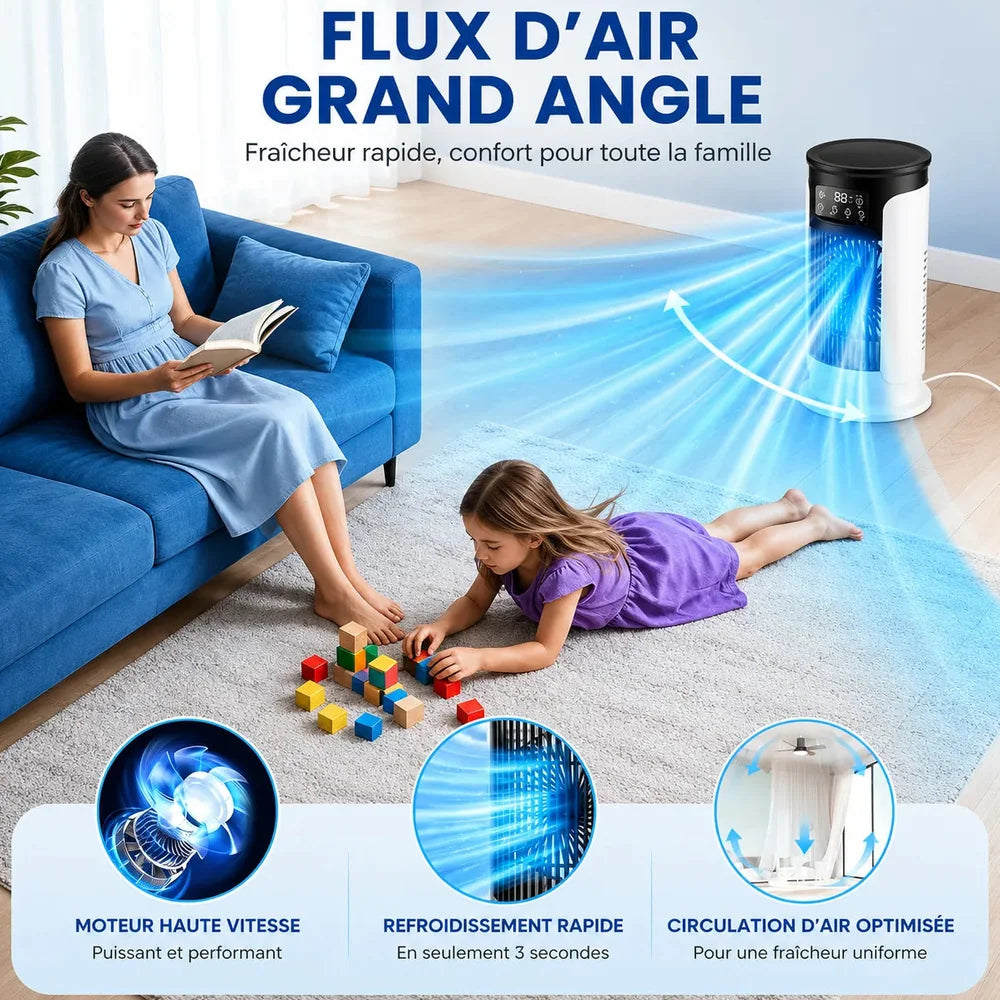 Refroidisseur d’Air Portable — 6 VITESSES Jolinova™