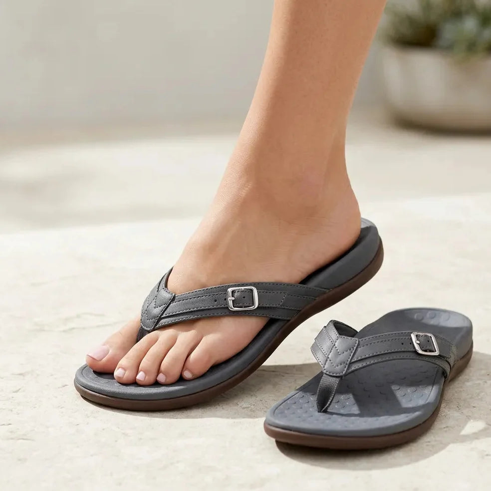Sandales Orthopédiques Femme avec Soutien de la Voûte Plantaire Jolinova™