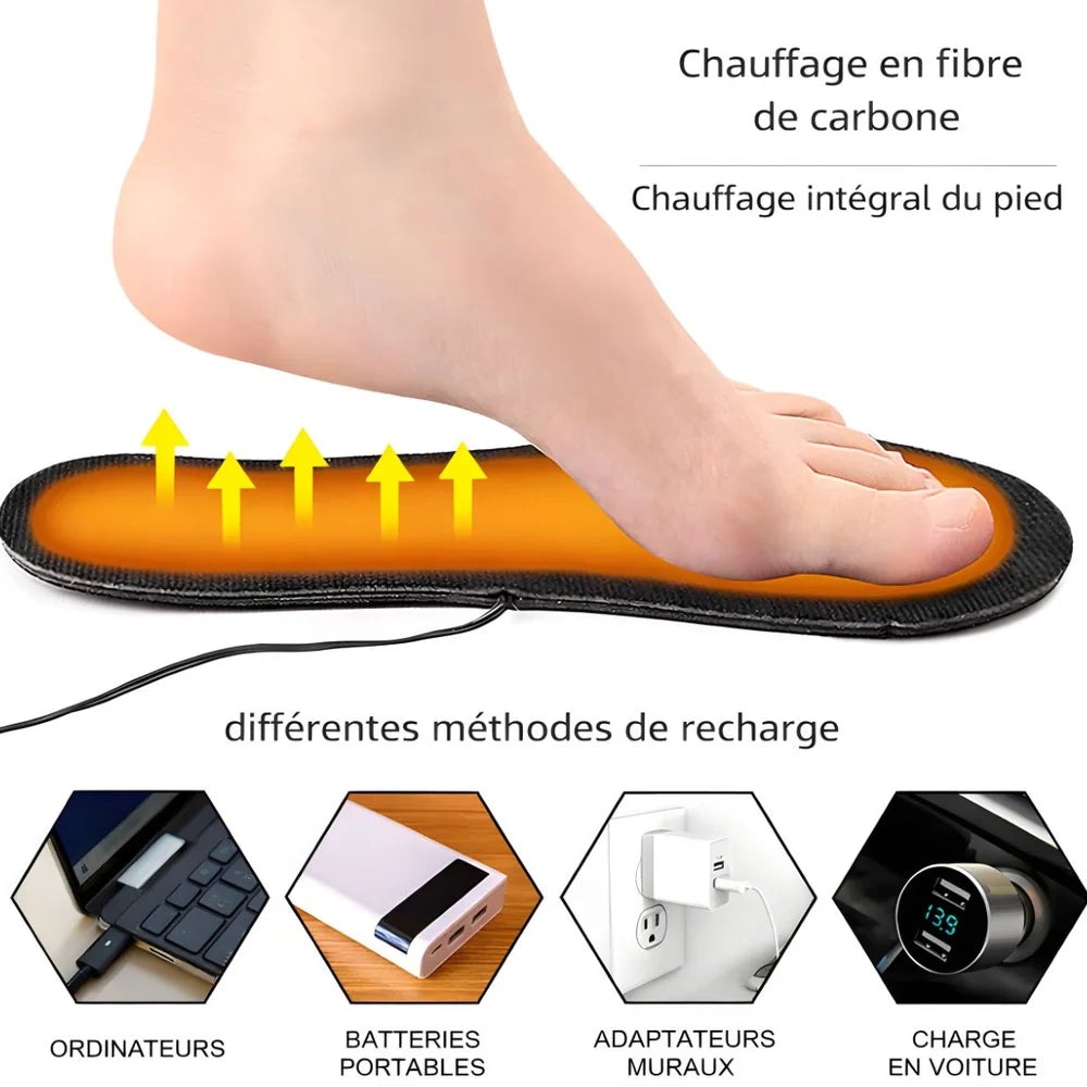 Semelle chauffante USB Jolinova™