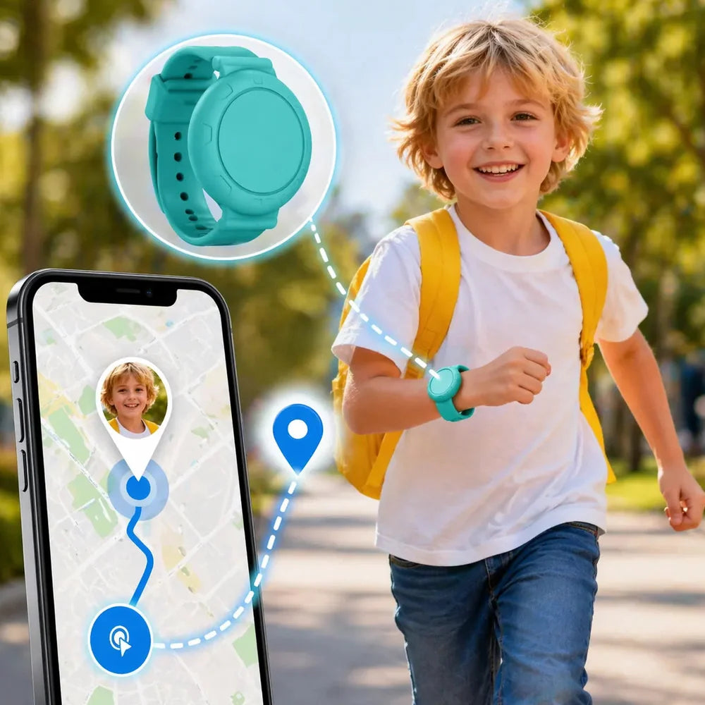 Traceur GPS enfant sans abonnement — Étanche IP68 Jolinova™