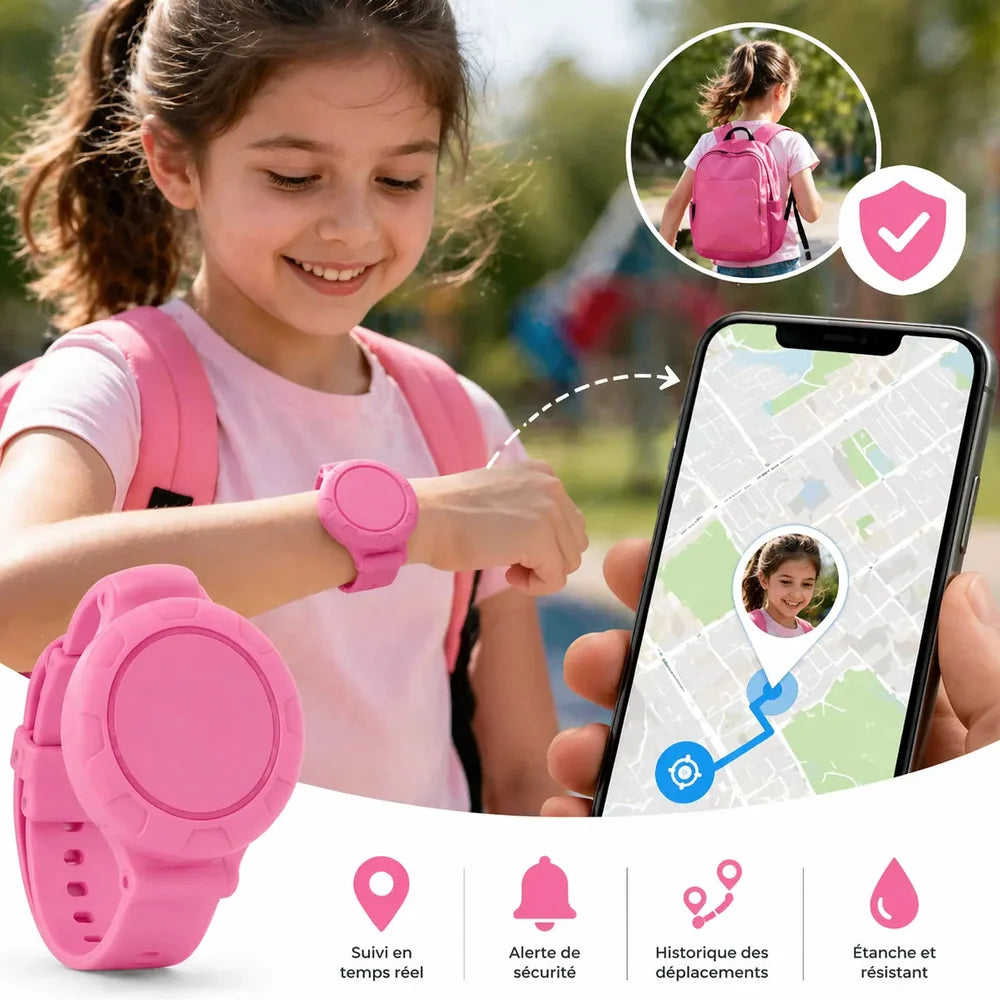 Traceur GPS enfant sans abonnement — Étanche IP68 Jolinova™