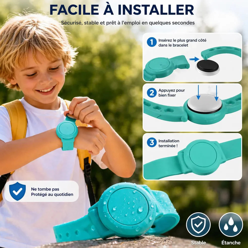 Traceur GPS enfant sans abonnement — Étanche IP68 Jolinova™