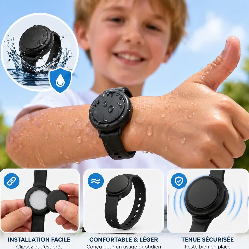 Traceur GPS enfant sans abonnement — Étanche IP68 Jolinova™