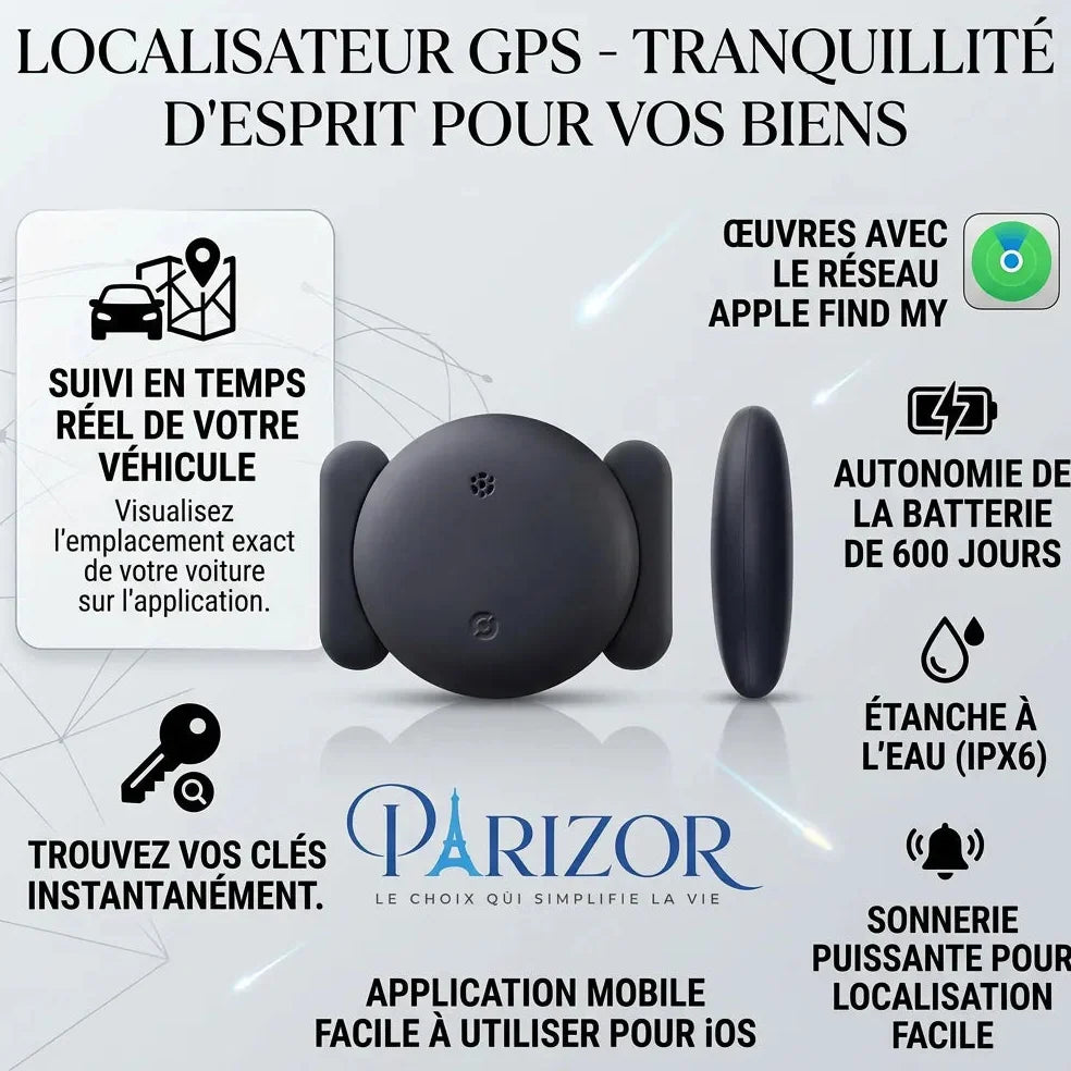 Traceur GPS Sans Abonnement, Compatible Android & iOS Jolinova™