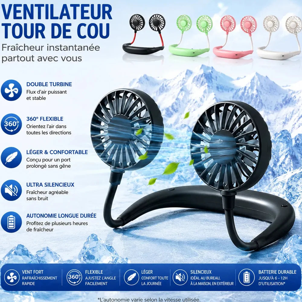Ventilateur de Cou Portable Jolinova™