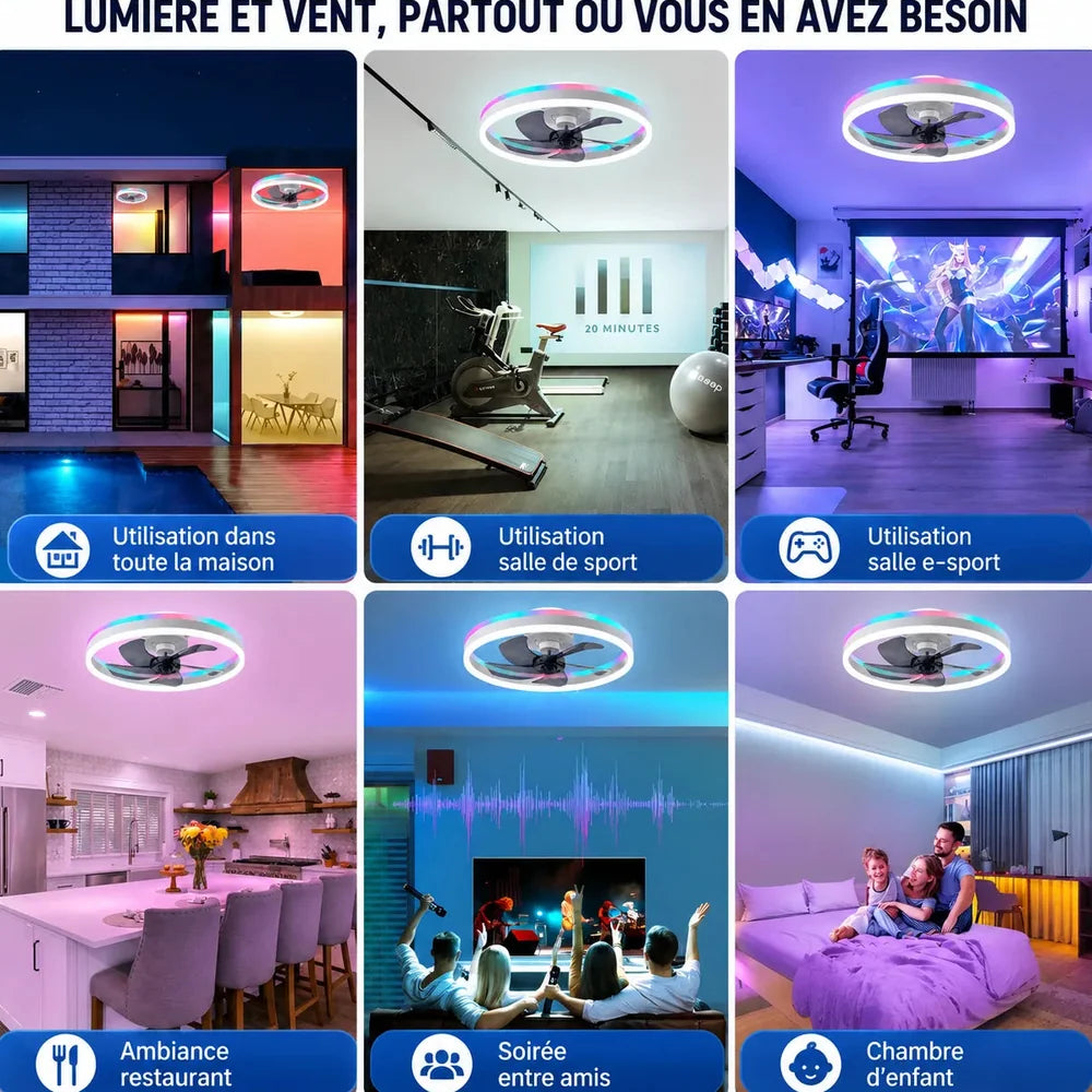 Ventilateur Plafond LED Jolinova™