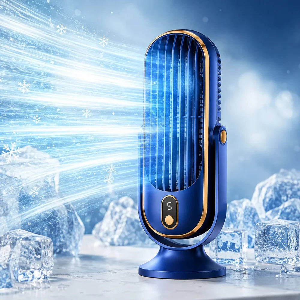 Ventilateur Rafraichisseur d Air Portable USB Double Moteur Jolinova™